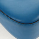 GUCCI Horsebit Shoulder Bag Leather Purple Gold 380573 Auth 154070V-16