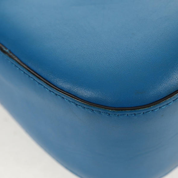 GUCCI Horsebit Shoulder Bag Leather Purple Gold 380573 Auth 154070V