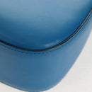 GUCCI Horsebit Shoulder Bag Leather Purple Gold 380573 Auth 154070V-17