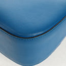 GUCCI Horsebit Shoulder Bag Leather Purple Gold 380573 Auth 154070V-19