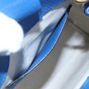 GUCCI GG Supreme Hand Bag PVC 2way Beige Blue Auth 154072SAM-22