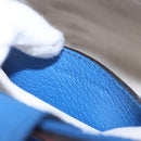 GUCCI GG Supreme Hand Bag PVC 2way Beige Blue Auth 154072SAM-11