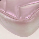 GUCCI GG Marmont Chain Shoulder Bag Leather Pink Gold 739682 Auth 154073V-14