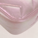 GUCCI GG Marmont Chain Shoulder Bag Leather Pink Gold 739682 Auth 154073V-15