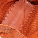 BOTTEGA VENETA INTRECCIATO Hand Bag Leather Brown 141498 Auth 154074V-11