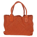 BOTTEGA VENETA INTRECCIATO Hand Bag Leather Brown 141498 Auth 154074V-13