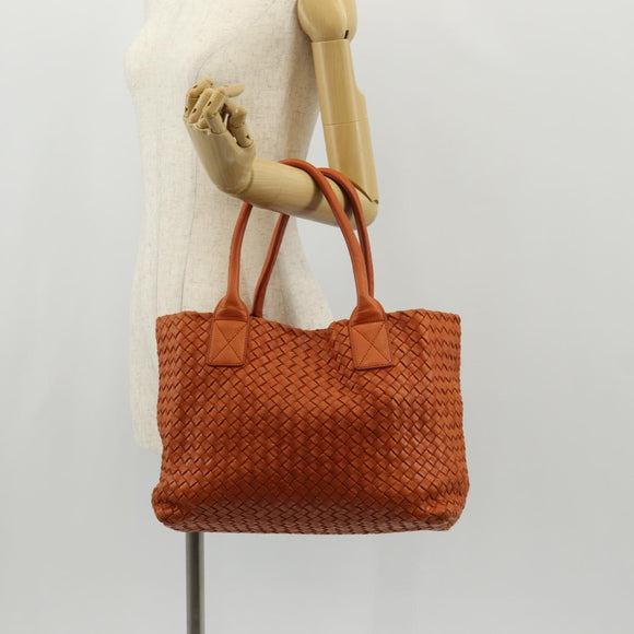 BOTTEGA VENETA INTRECCIATO Hand Bag Leather Brown 141498 Auth 154074V