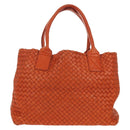 BOTTEGA VENETA INTRECCIATO Hand Bag Leather Brown 141498 Auth 154074V-2