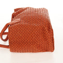 BOTTEGA VENETA INTRECCIATO Hand Bag Leather Brown 141498 Auth 154074V-3