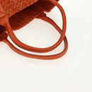 BOTTEGA VENETA INTRECCIATO Hand Bag Leather Brown 141498 Auth 154074V-7