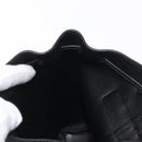 Salvatore Ferragamo Gancini Backpack Leather Black Gold Auth 154075SM-26