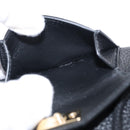 Salvatore Ferragamo Gancini Backpack Leather Black Gold Auth 154075SM-28