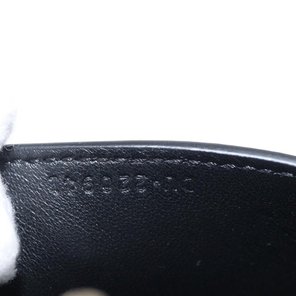 Salvatore Ferragamo Gancini Backpack Leather Black Gold Auth 154075SM