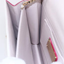 Salvatore Ferragamo Chain Gancini Bag Canvas Multicolor Gold Auth 154076SAM-19