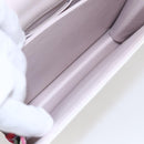 Salvatore Ferragamo Chain Gancini Bag Canvas Multicolor Gold Auth 154076SAM-21