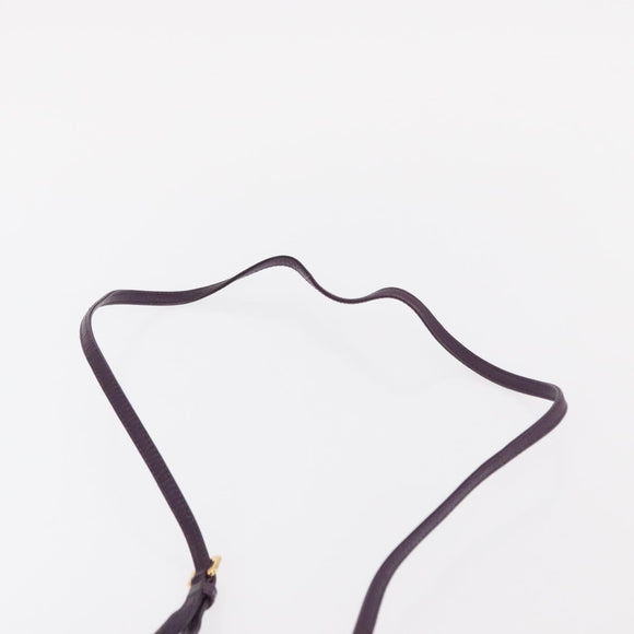 PRADA Hand Bag Leather 2way Multicolor Gold Auth 154077SAM