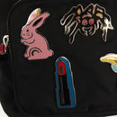 PRADA Hand Bag Nylon 2way Black Silver Auth 154078SAM-20