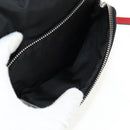 PRADA Hand Bag Nylon 2way Black Silver Auth 154078SAM-22