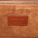 Christian Dior Chain Shoulder Bag Leather Brown Gold Auth 154079V-19