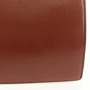 Christian Dior Ketten-Umhängetasche Leder Braun Gold Orig. 154079V-3