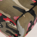 Christian Dior Anselmurail Boston Bag Canvas Multicolor Auth 154080V-18