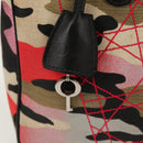 Christian Dior Anselmurail Boston Bag Canvas Multicolor Auth 154080V-21