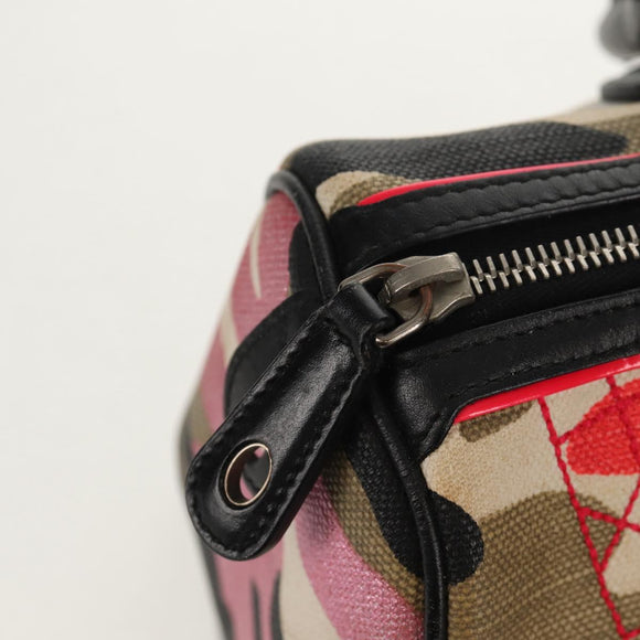 Christian Dior Anselmurail Boston Bag Canvas Multicolor Auth 154080V