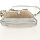 GUCCI GG Canvas New Jackie Shoulder Bag 2way Beige Gold 246907 Auth 154082V-5