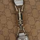 GUCCI GG Canvas New Jackie Shoulder Bag 2way Beige Gold 246907 Auth 154082V-22