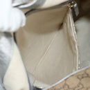 GUCCI GG Canvas New Jackie Shoulder Bag 2way Beige Gold 246907 Auth 154082V-27