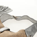 GUCCI GG Canvas New Jackie Shoulder Bag 2way Beige Gold 246907 Auth 154082V-14