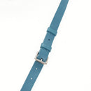 BALENCIAGA Triangle Duffel M Bag Leather 2way Light Blue 476974 Auth 154084V-11