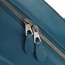 BALENCIAGA Triangle Duffel M Bag Leather 2way Light Blue 476974 Auth 154084V-19