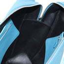 BALENCIAGA Triangle Duffel M Bag Leather 2way Light Blue 476974 Auth 154084V-26