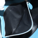 BALENCIAGA Triangle Duffel M Bag Leather 2way Light Blue 476974 Auth 154084V-27