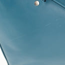 BALENCIAGA Triangle Duffel M Bag Leather 2way Light Blue 476974 Auth 154084V-4