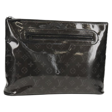 LOUIS VUITTON Eclipse Glaze Pochette Cosmos Clutch Bag M63373 LV Auth 154089V