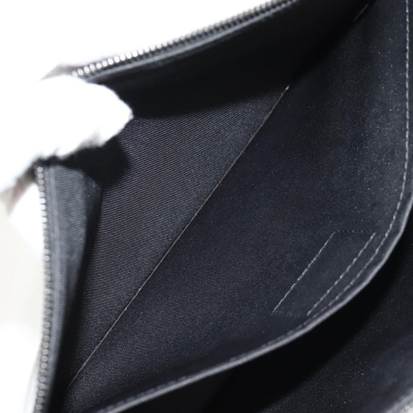 LOUIS VUITTON Eclipse Glaze Pochette Cosmos Clutch Bag M63373 LV Auth 154089V