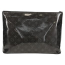 LOUIS VUITTON Eclipse Glaze Pochette Cosmos Clutch Bag M63373 LV Auth 154089V-3