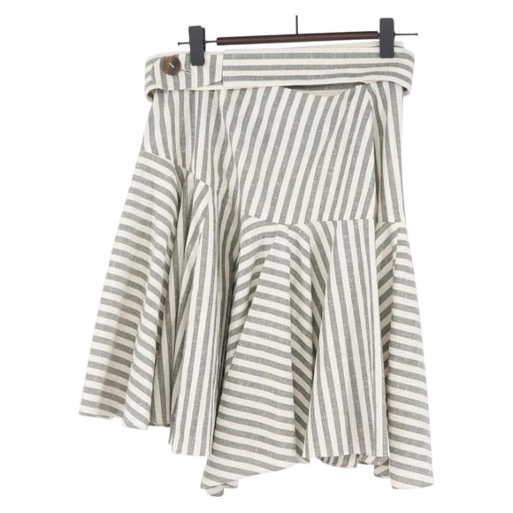 LOEWE Skirt Cotton Gray Auth 154092