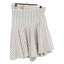 LOEWE Skirt Cotton Gray Auth 154092 - 0