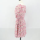 Miu Miu One Piece Silk Pink Auth 154093-3