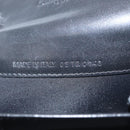 Christian Dior Trotter Canvas Saddle Wallet Navy Silver Auth 154095-12