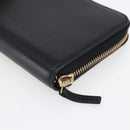 GUCCI Long Wallet Leather Black 449347 Auth 154098-15