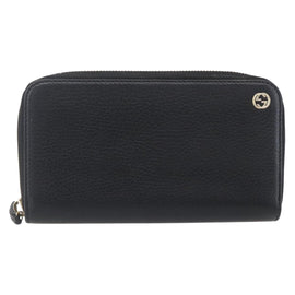 GUCCI Long Wallet Leather Black 449347 Auth 154098 - 0