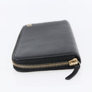 GUCCI Long Wallet Leather Black 449347 Auth 154098-4