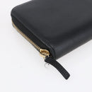 GUCCI Long Wallet Leather Black 449347 Auth 154098-14