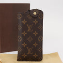 LOUIS VUITTON Monogram Etui Lunette MM Glasses Case M66544 LV Auth 154099-18