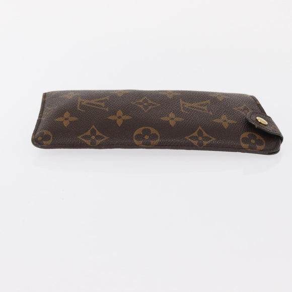 LOUIS VUITTON Monogram Etui Lunette MM Glasses Case M66544 LV Auth 154099