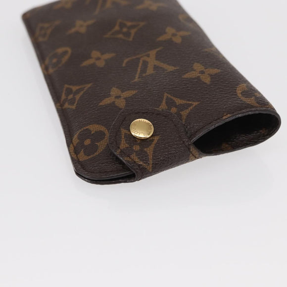 LOUIS VUITTON Monogram Etui Lunette MM Glasses Case M66544 LV Auth 154099
